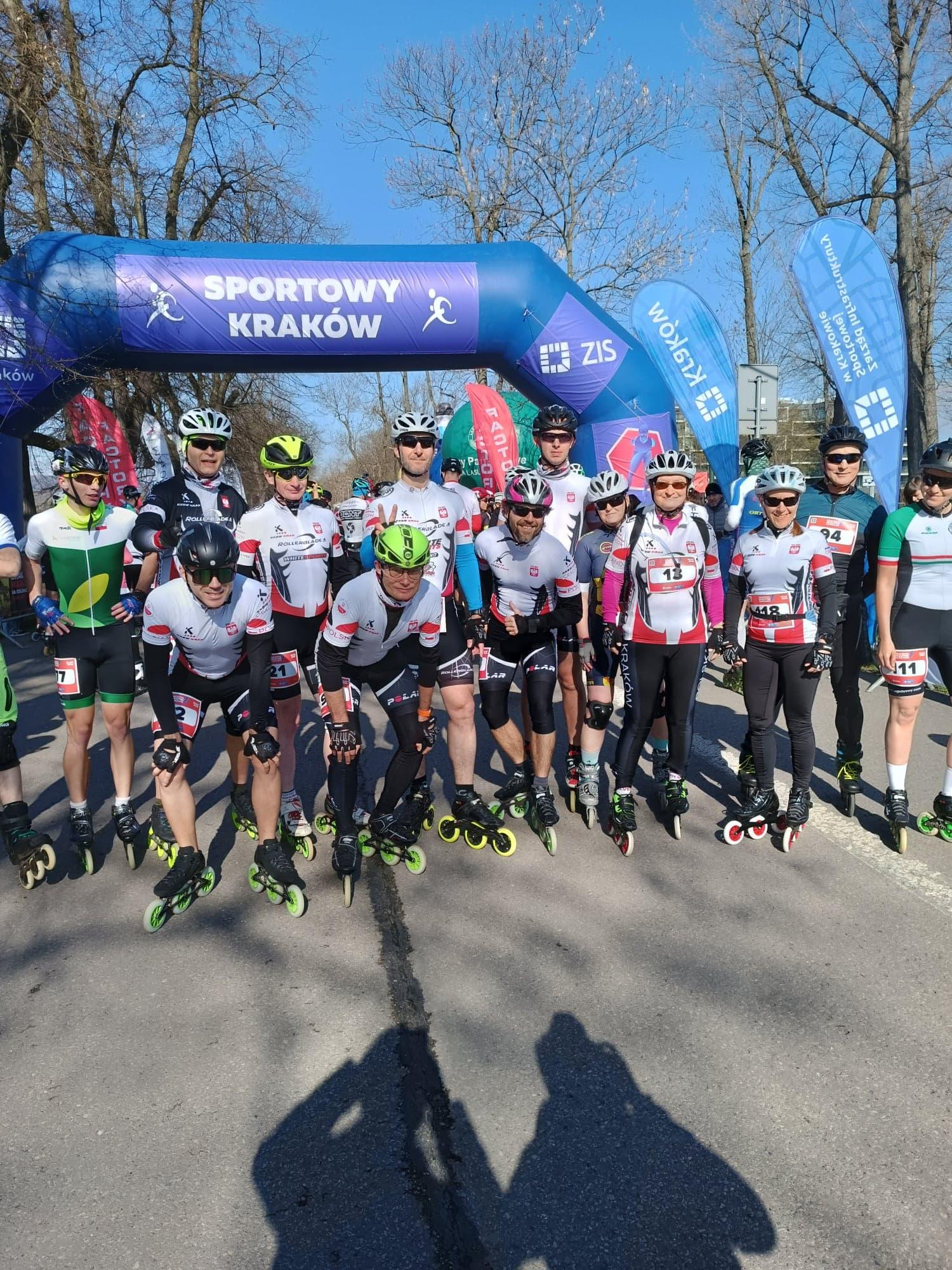 Cracovia Maraton na Rolkach Zawodnicy Rolkarze